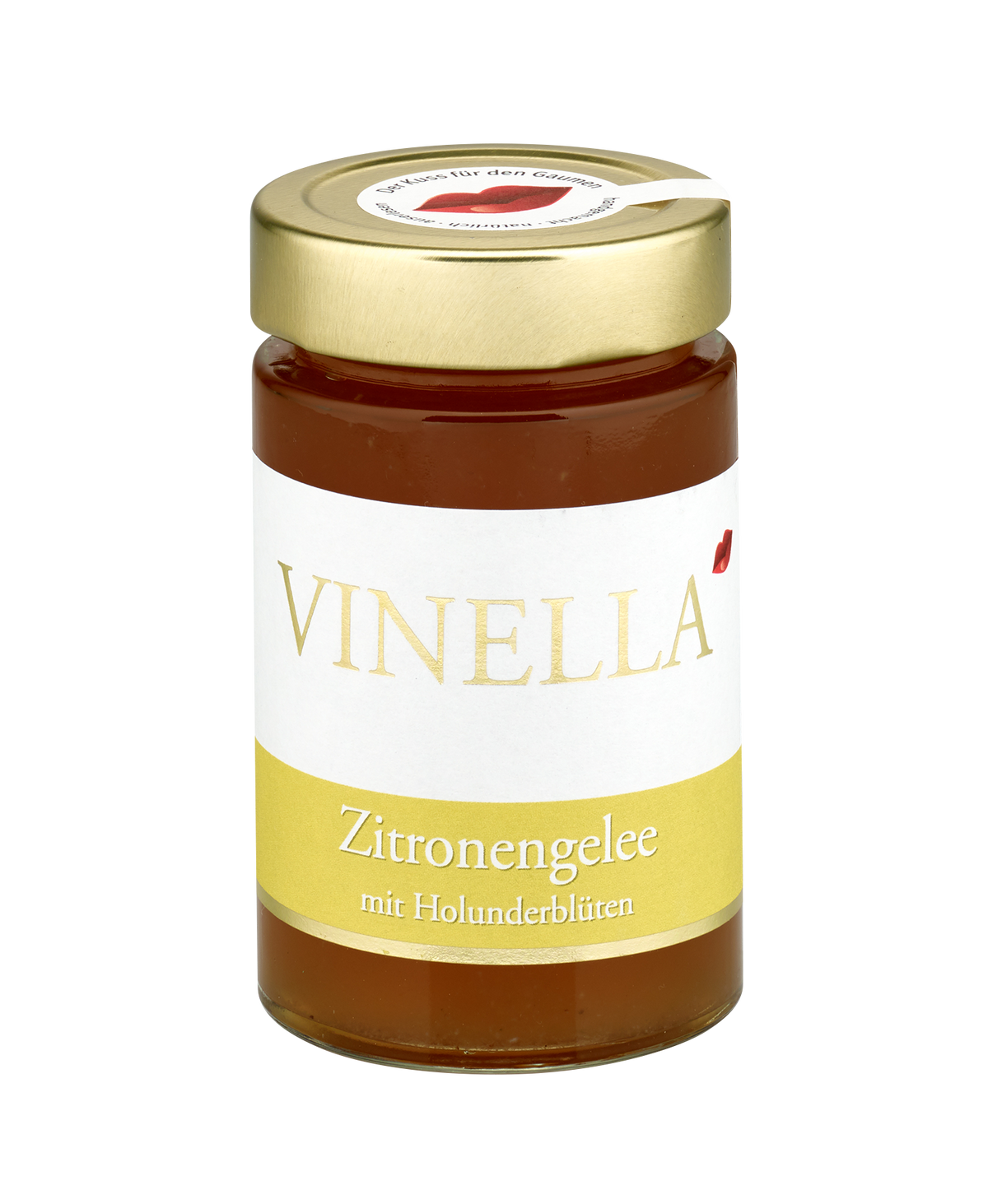 Zitronengelee mit Holunderblüten