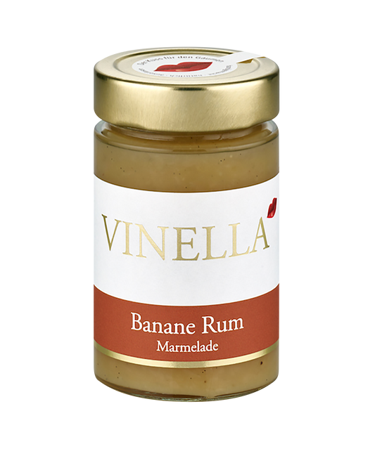Banane Rum Marmelade von VINELLA – Produktansicht