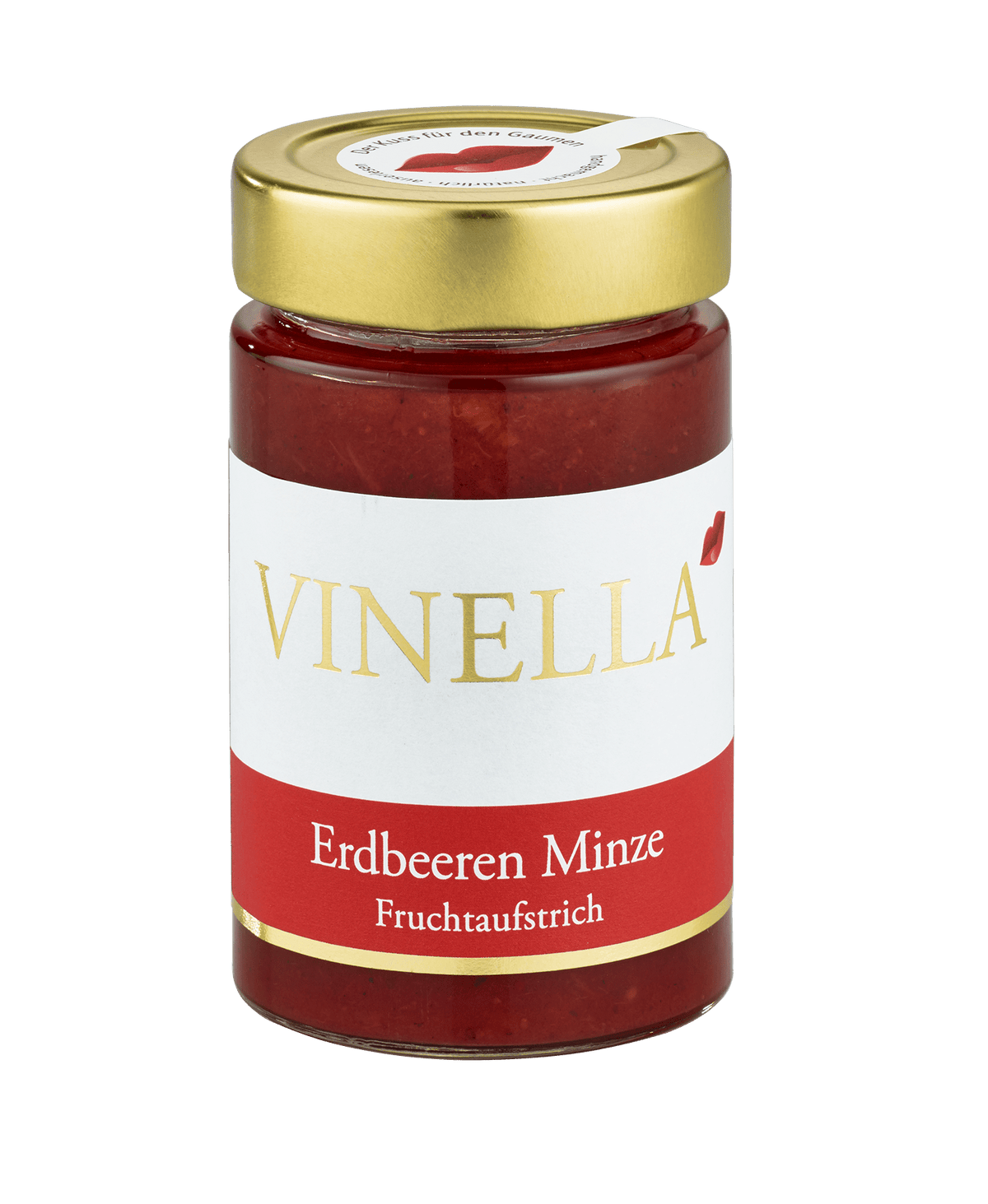 Erdbeeren Minze Fruchtaufstrich