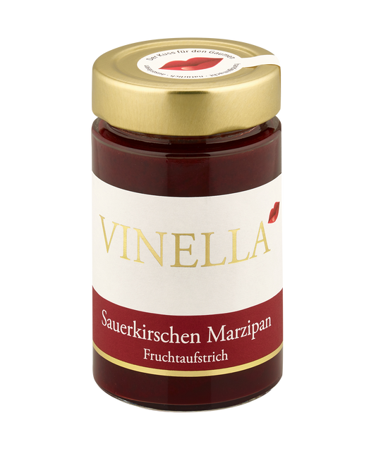 Sauerkirschen Marzipan Fruchtaufstrich
